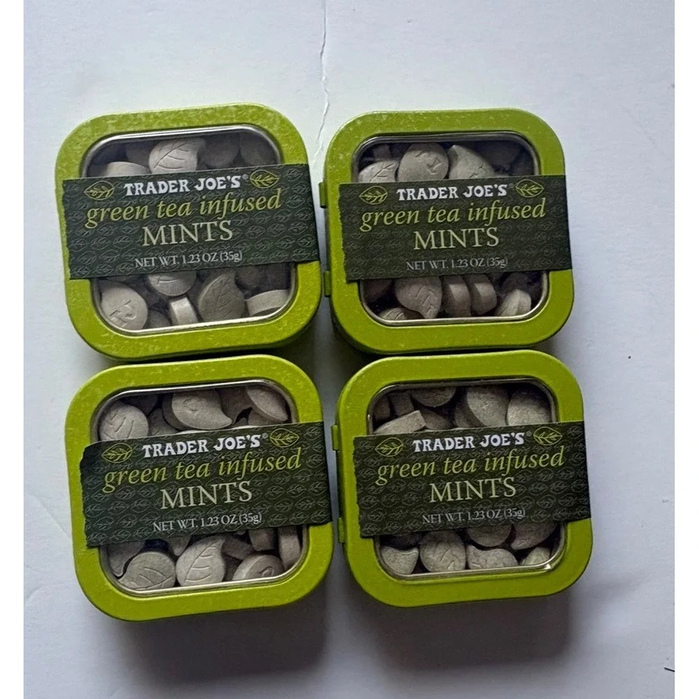 4-Pack Trader Joe's Green Tea Infused Mints